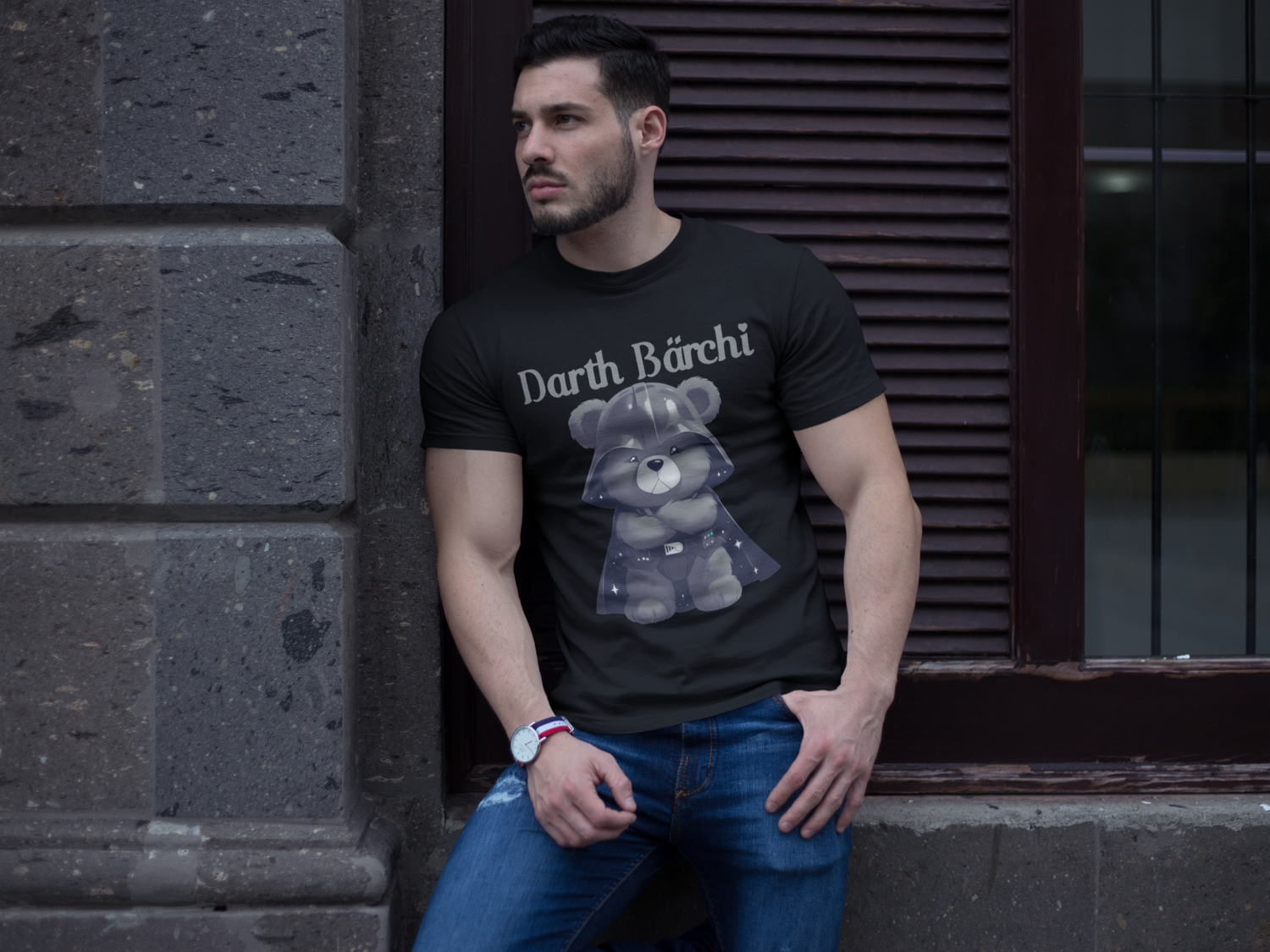 Darth Vader Bärchi Glücksbärchi Sithlord - Herren Premium Bio T-Shirt