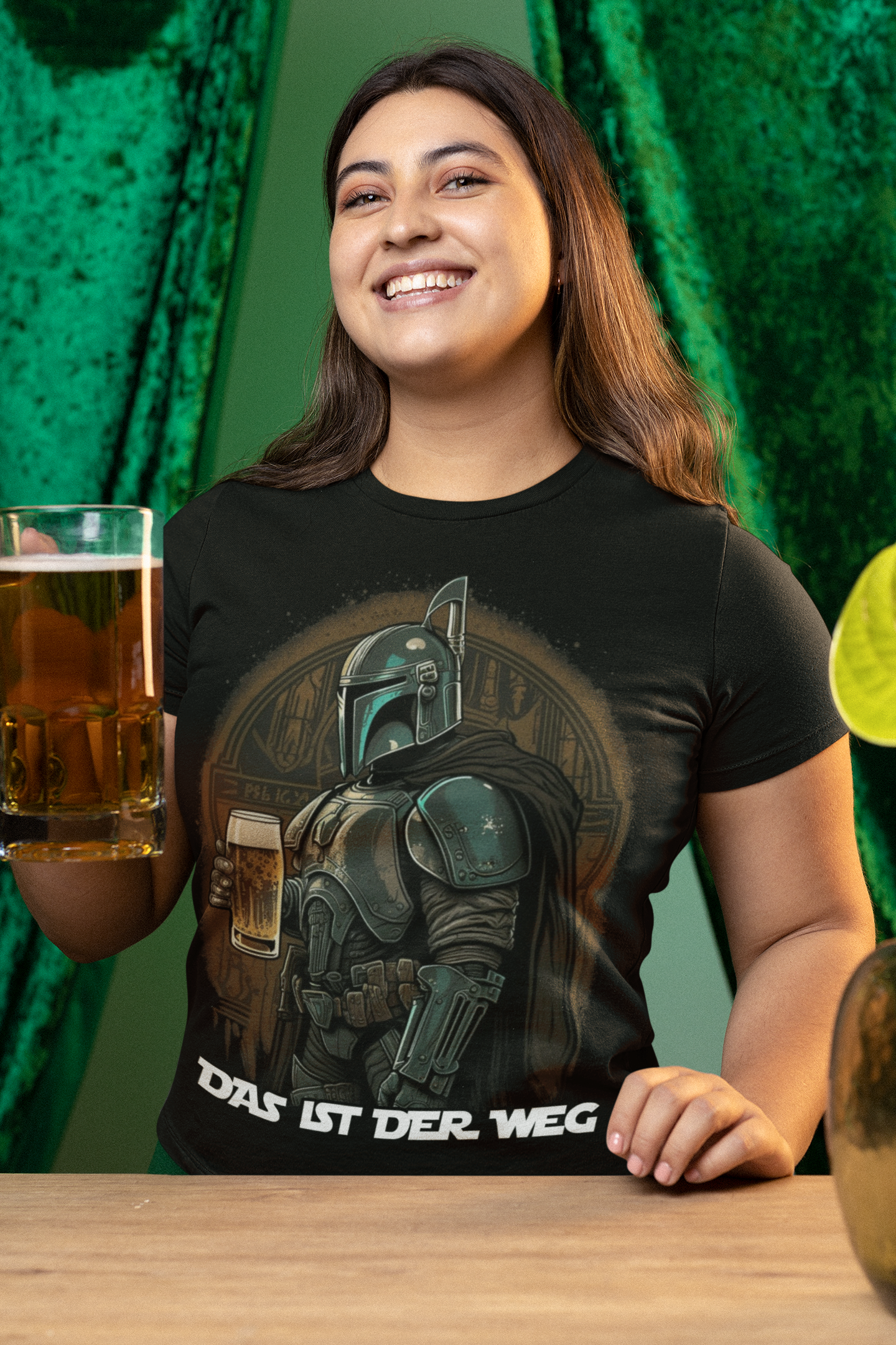 Das ist der Weg Mandalorianer Bier - Damen Premium Bio T-Shirt
