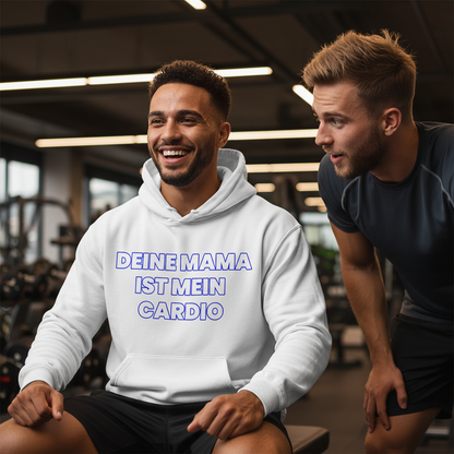 Deine Mama ist mein Cardio - Herren Hoodie