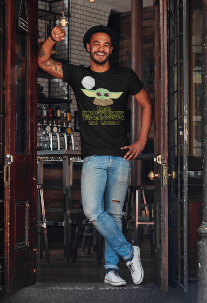 Der Knuffigkeit widerstehen du musst - Baby Yoda Grogu - Herren Shirt