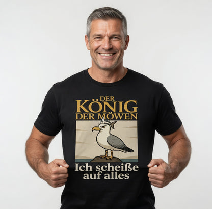 Der König der Möwen ich scheiße auf alles - Herren T-Shirt