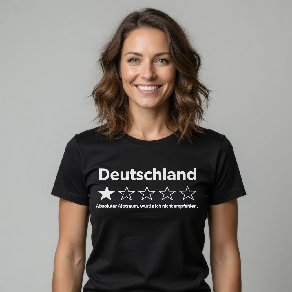 Deutschland 1 Stern absoluter Albtraum - Damen Premium Bio T-Shirt