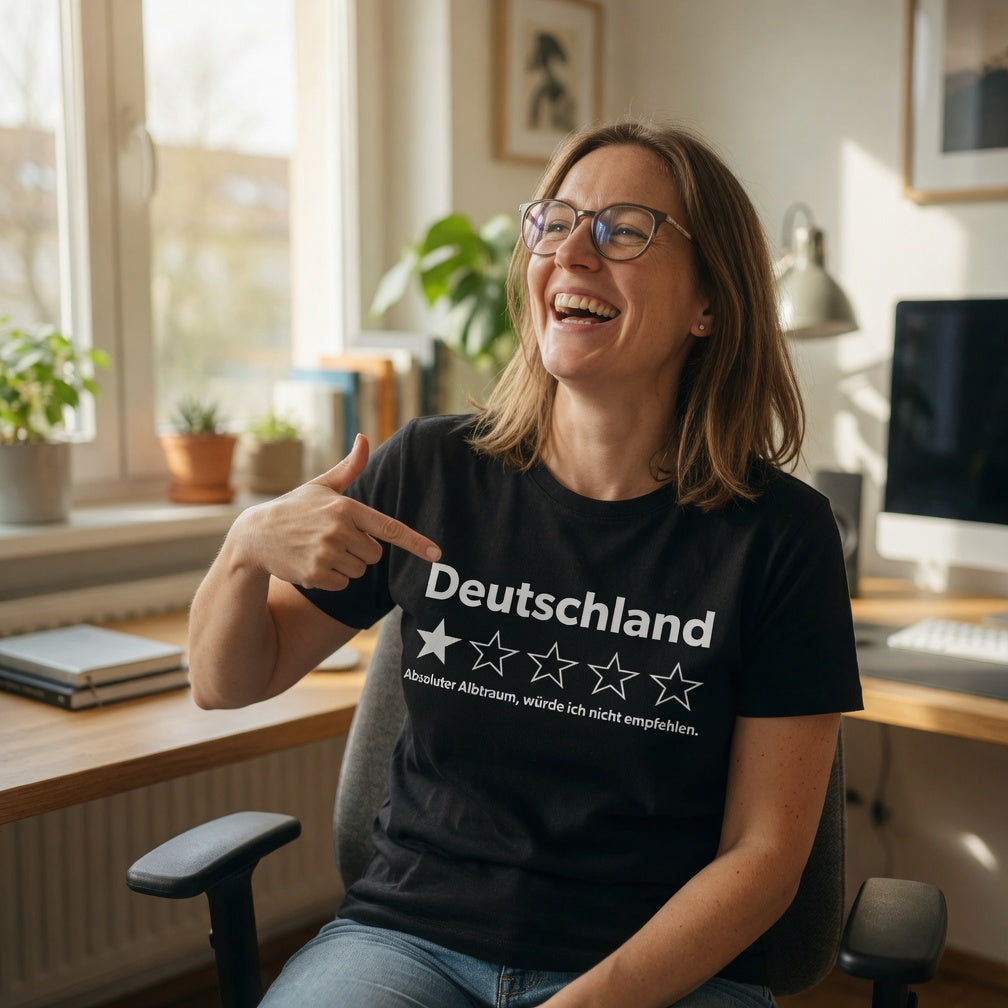 Deutschland 1 Stern absoluter Albtraum - Damen Premium Bio T-Shirt