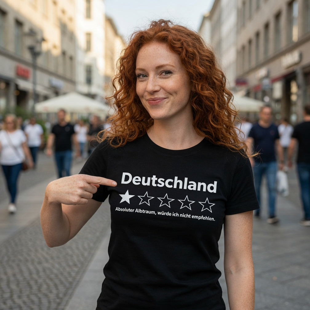 Deutschland 1 Stern absoluter Albtraum - Damen Premium Bio T-Shirt