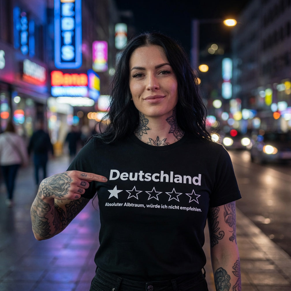 Deutschland 1 Stern absoluter Albtraum - Damen Premium Bio T-Shirt