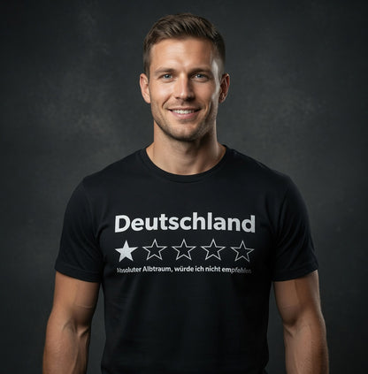 Deutschland 1 Stern absoluter Albtraum - Herren T-Shirt