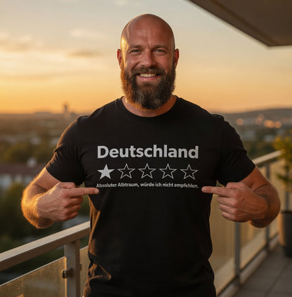 Deutschland 1 Stern absoluter Albtraum - Herren T-Shirt