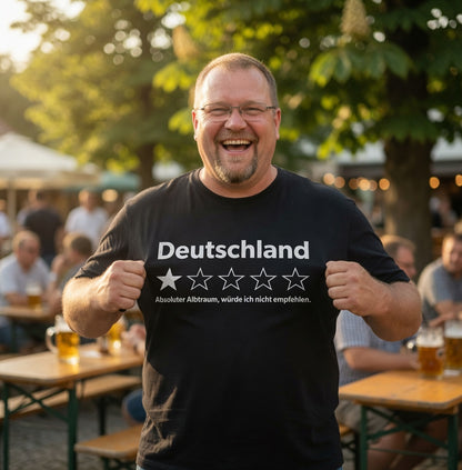 Deutschland 1 Stern absoluter Albtraum - Herren T-Shirt