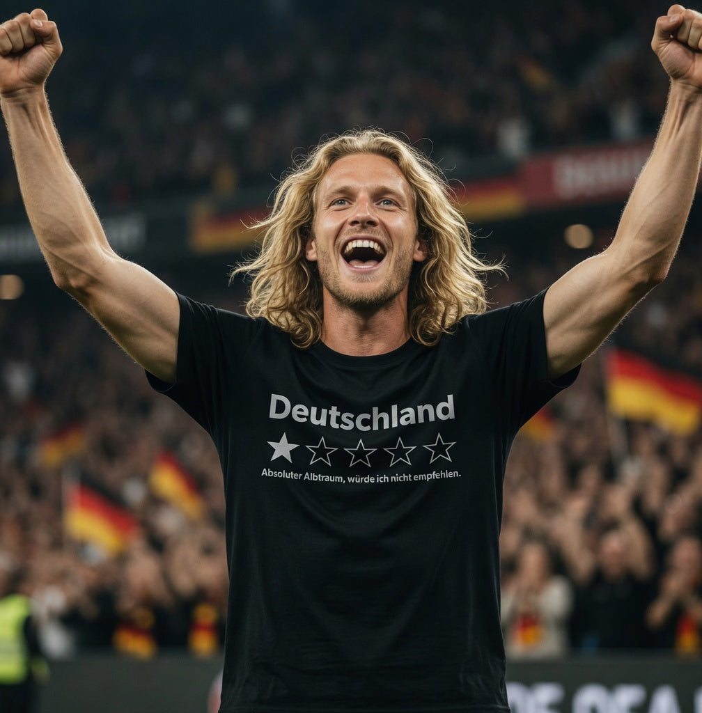 Deutschland 1 Stern absoluter Albtraum - Herren T-Shirt