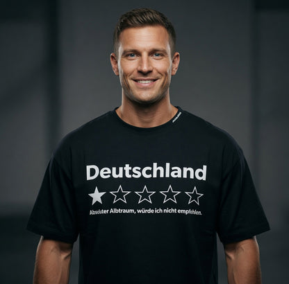 Deutschland 1 Stern absoluter Albtraum - Jack and Jones Oversize T-Shirt