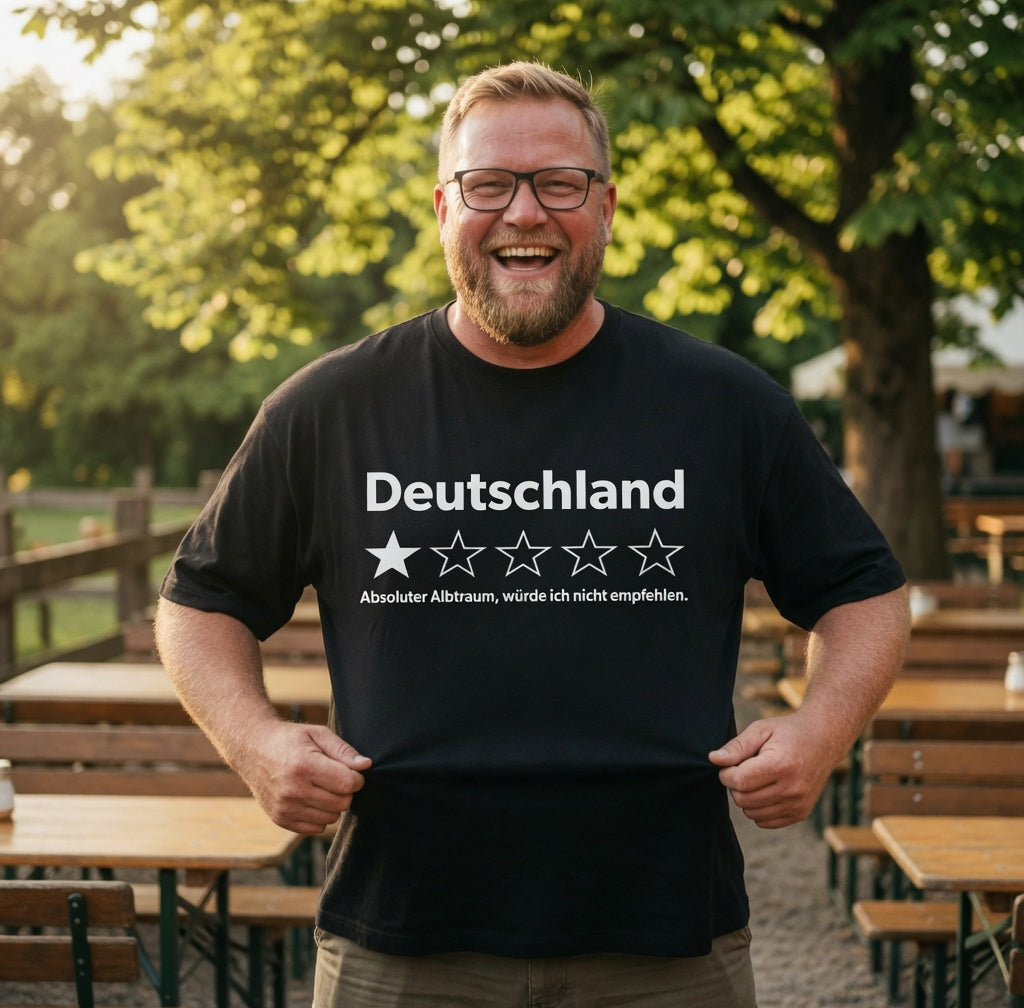 Deutschland 1 Stern absoluter Albtraum - Jack and Jones Oversize T-Shirt