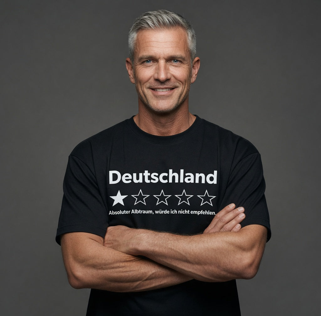 Deutschland 1 Stern absoluter Albtraum - Jack and Jones Oversize T-Shirt