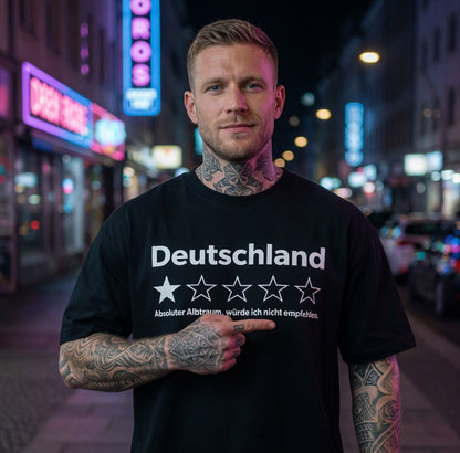 Deutschland 1 Stern absoluter Albtraum - Jack and Jones Oversize T-Shirt