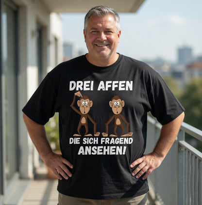 Drei Affen die sich fragend ansehen! - Jack and Jones Oversize T-Shirt