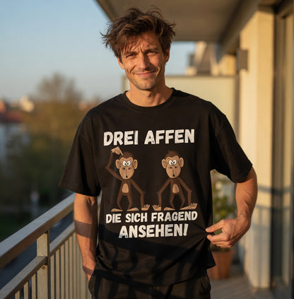 Drei Affen die sich fragend ansehen! - Jack and Jones Oversize T-Shirt