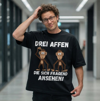 Drei Affen die sich fragend ansehen! - Jack and Jones Oversize T-Shirt