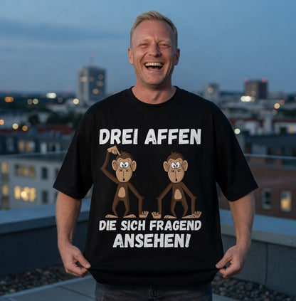 Drei Affen die sich fragend ansehen! - Jack and Jones Oversize T-Shirt
