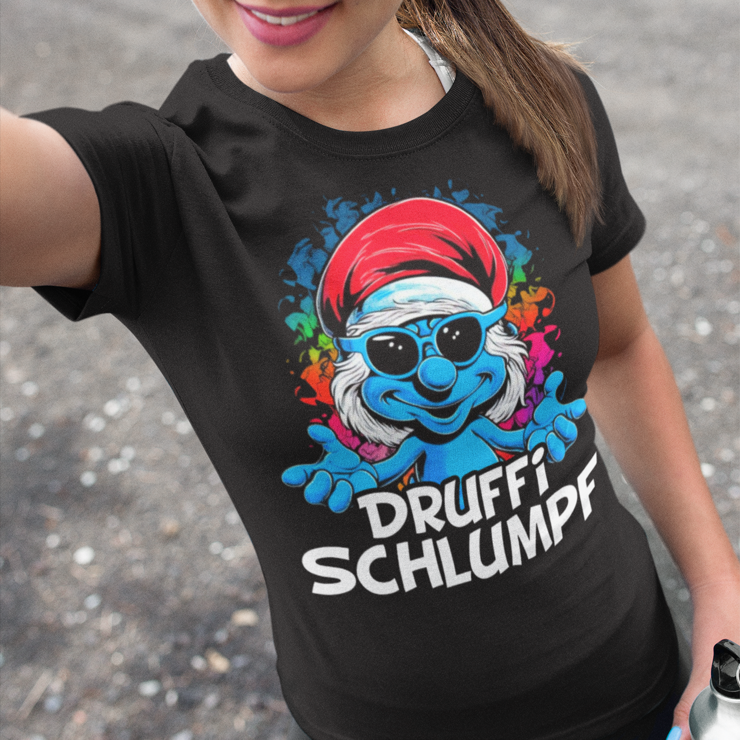 Druffi Schlumpf Grafik - Damenshirt