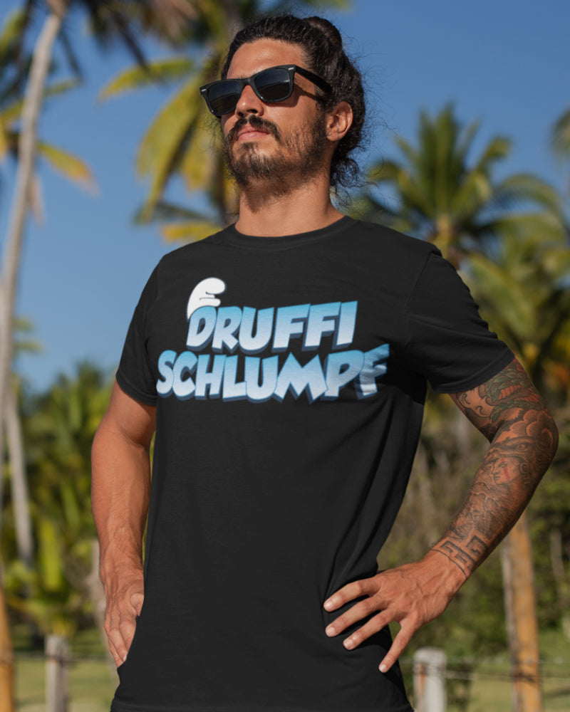 Herren T-Shirt Alki Schlumpf – Witziges Trinkshirt für Party, Saufen &amp; Spaß