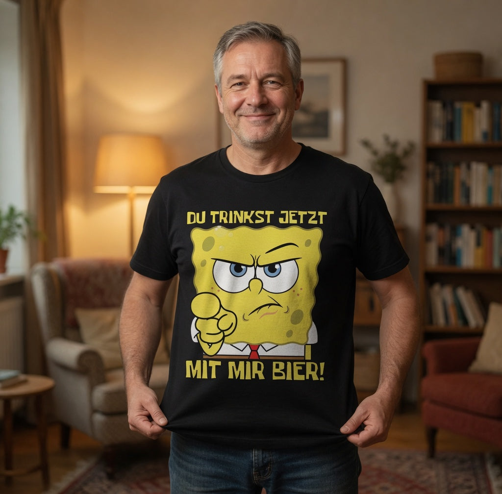 Du trinkst jetzt mit mir Bier - Herren T-Shirt