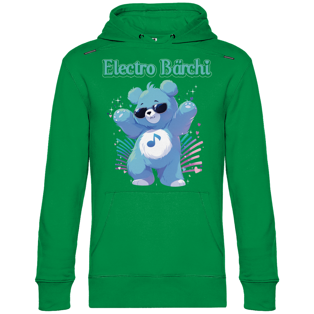Electro Bärchi - Glücksbärchi - Unisex Hoodie in green