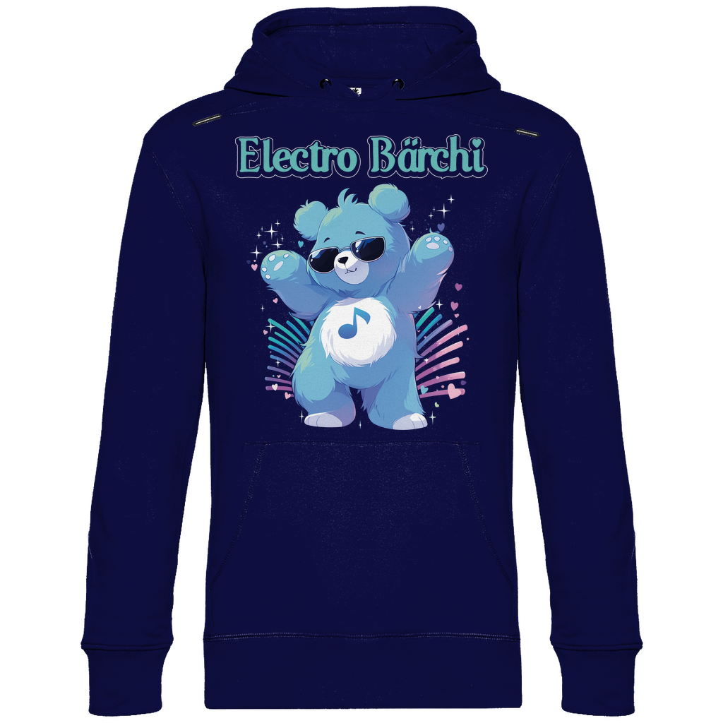Electro Bärchi - Glücksbärchi - Unisex Hoodie in navy blue