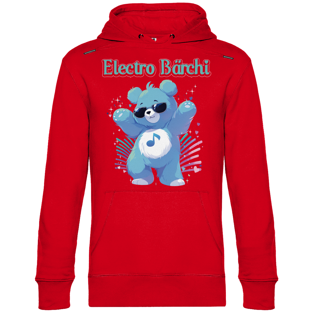 Electro Bärchi - Glücksbärchi - Unisex Hoodie in rot