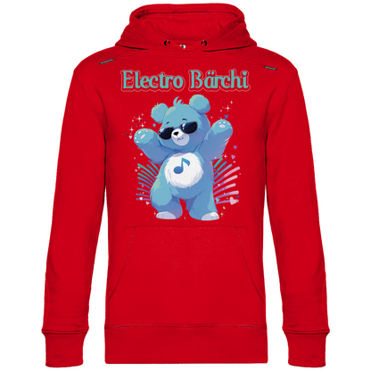 Electro Bärchi - Glücksbärchi - Unisex Hoodie in rot