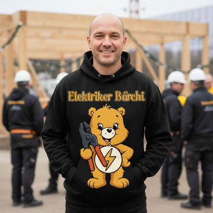 Elektriker Bärchi - Glücksbärchi - Herren Premium Bio Hoodie