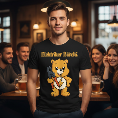 Elektriker Bärchi - Glücksbärchi - Herren T-Shirt