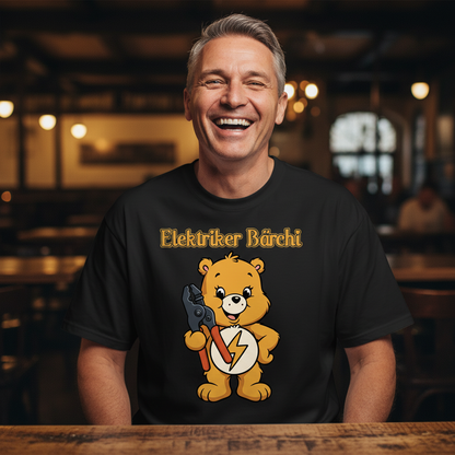 Elektriker Bärchi - Glücksbärchi - Jack and Jones Oversize T-Shirt