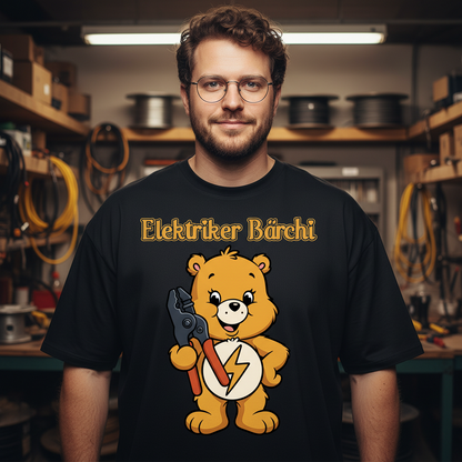 Elektriker Bärchi - Glücksbärchi - Jack and Jones Oversize T-Shirt