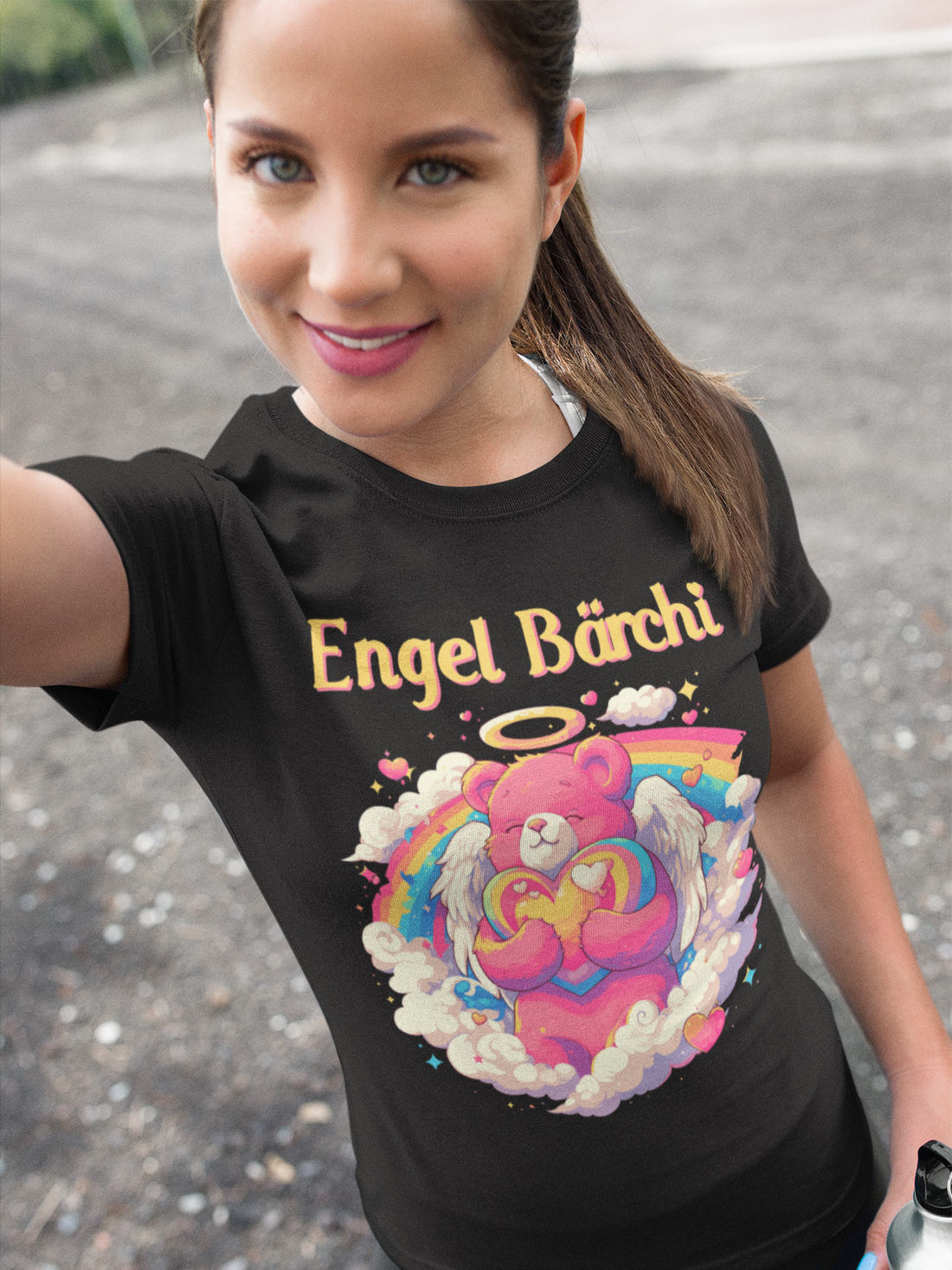 Engel Bärchi Glücksbärchi - Damen Premium Bio T-Shirt