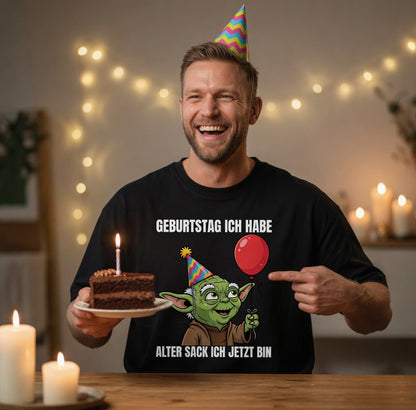 Geburtstag ich habe alter Sack ich jetzt bin Meister Yoda - Jack and Jones Oversize T-Shirt
