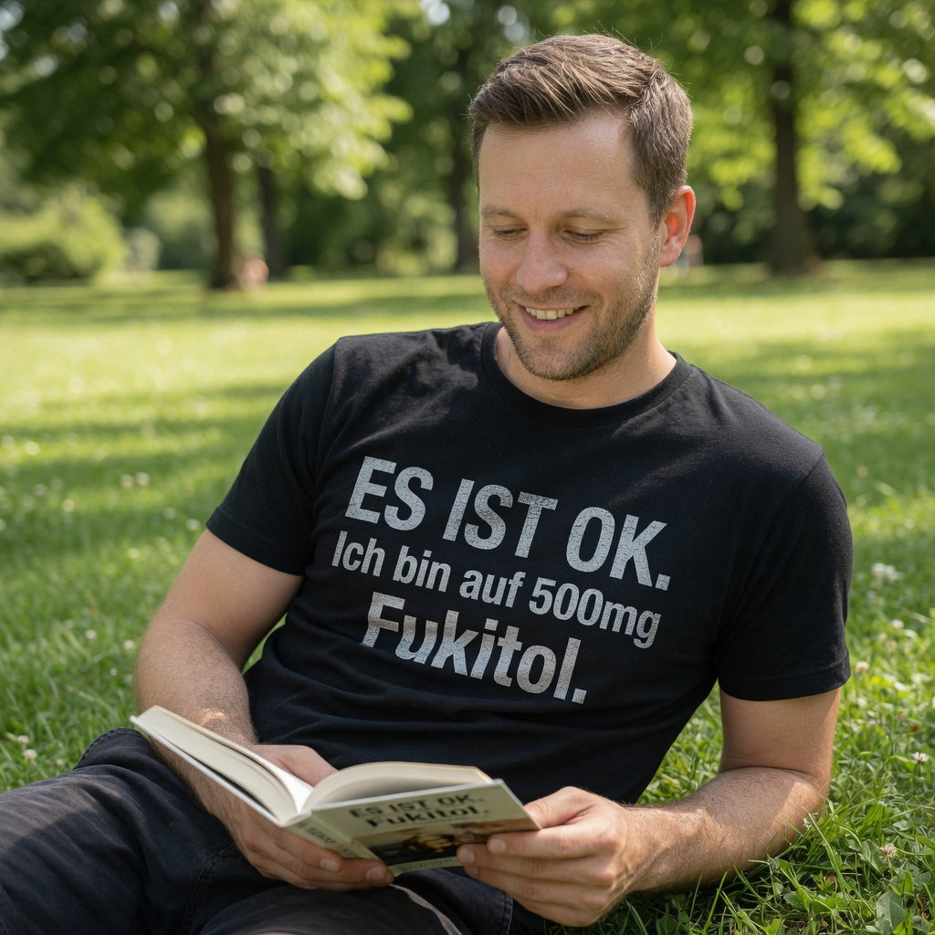 Es ist OK. Ich bin auf 500mg Fukitol - Herren T-Shirt