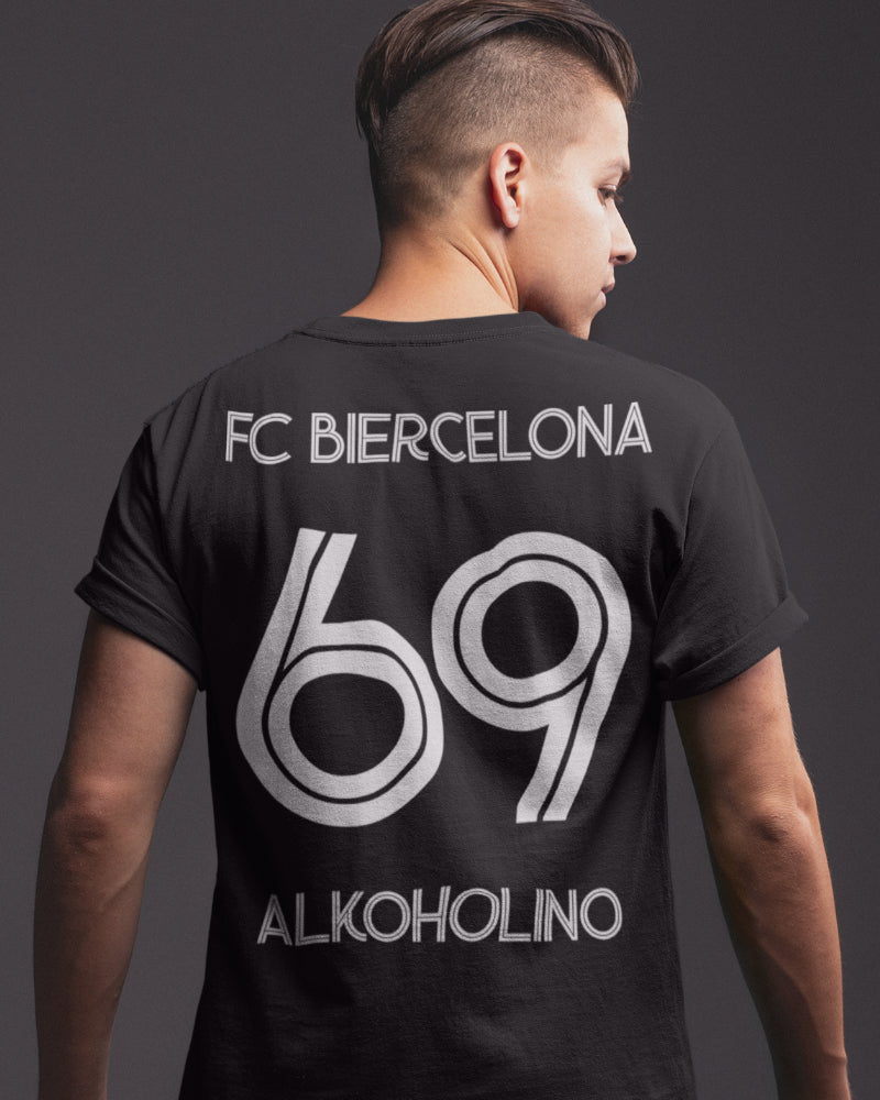 FC Biercelona Shirt Männer – Witziges Fußballtrikot Barcelona Alkoholino 69