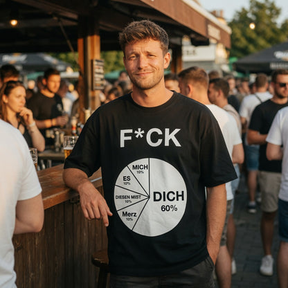 FICK DICH - Jack and Jones Oversize T-Shirt