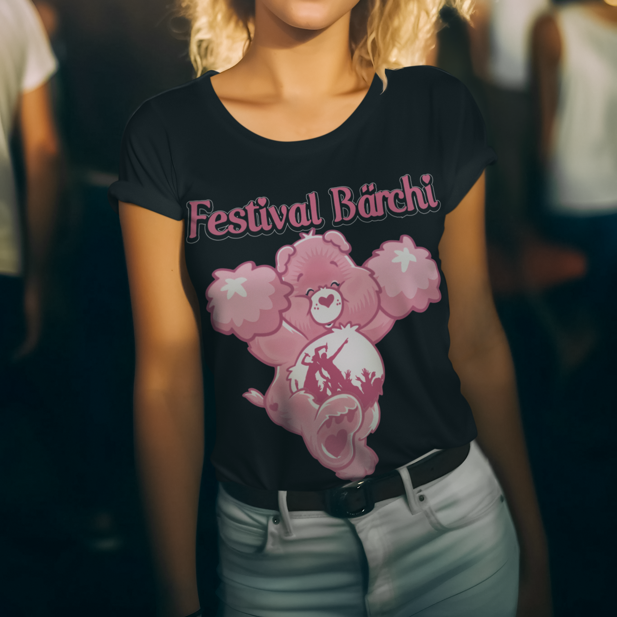 Festival Bärchi - Glücksbärchi - Damen Premium Bio T-Shirt