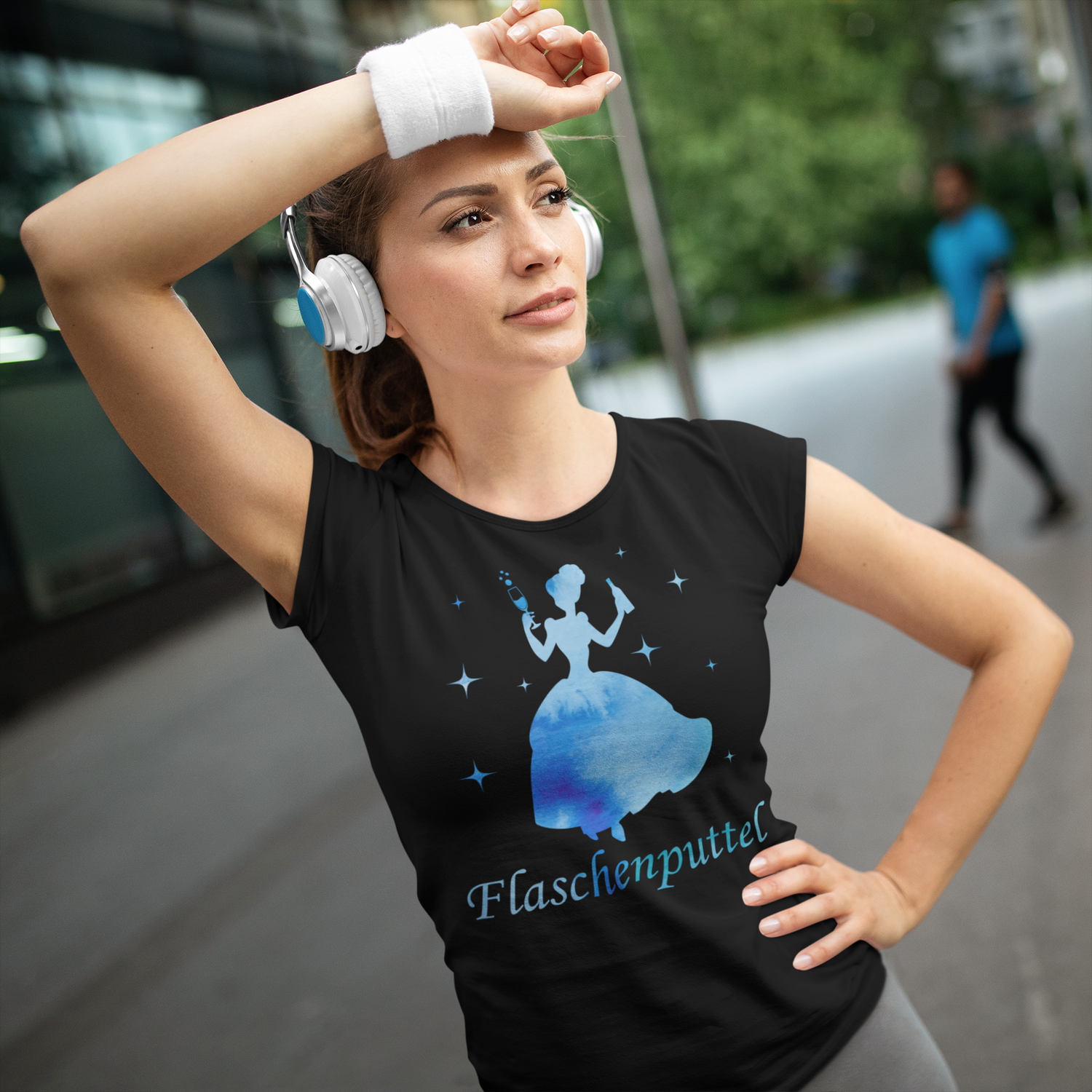 Flaschenputtel - Prinzessin Aquarell - Damenshirt