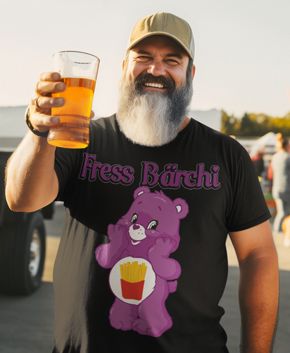 Fress Bärchi Glücksbärchi - Herren Premium Bio T-Shirt