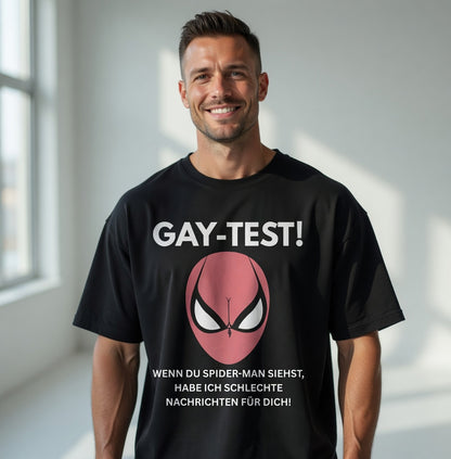 Gay Test wenn du Spider-Man siehst schlechte Nachrichten - Jack and Jones Oversize T-Shirt