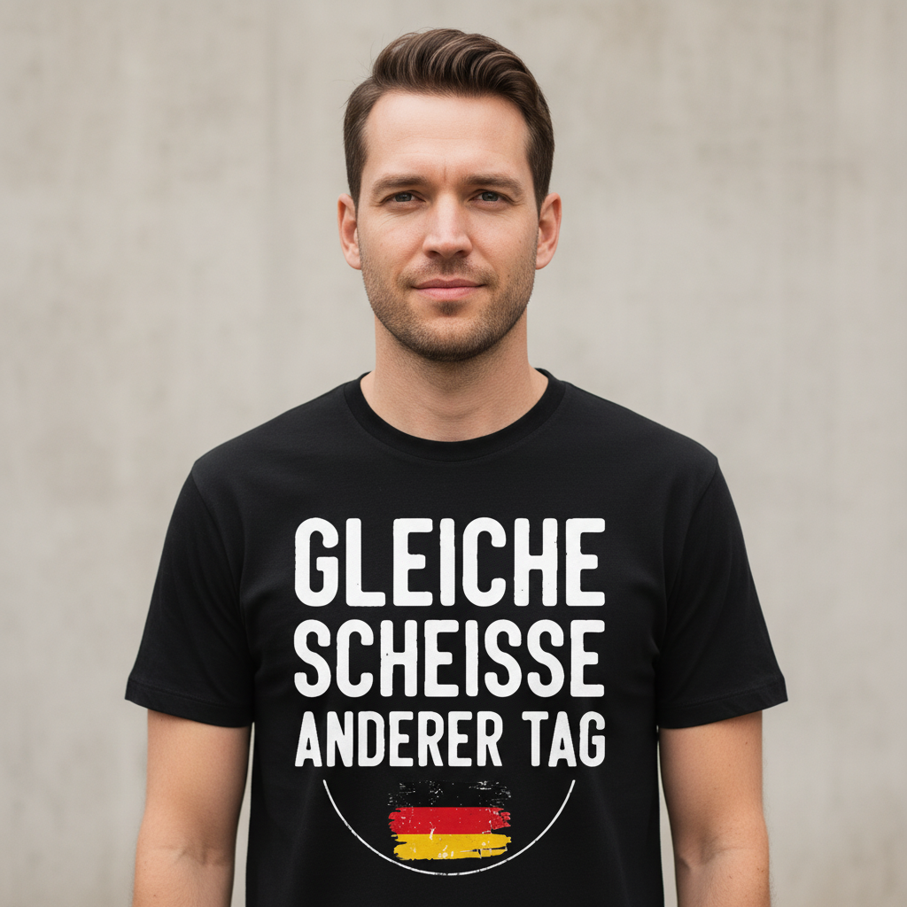 Gleiche Scheisse anderer Tag - Herren T-Shirt