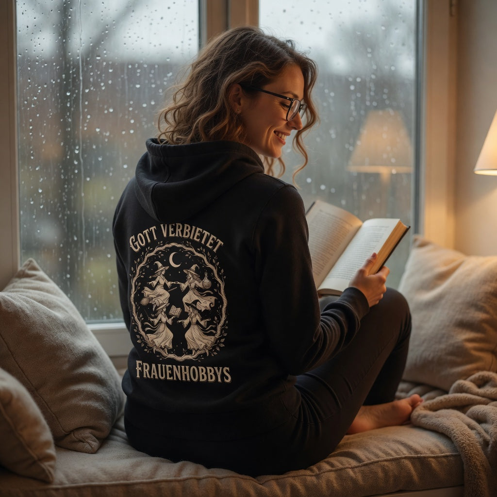 Gott verbietet Frauenhobbys Hexen - Damen Hoodie