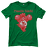 Grünes Damenshirt mit Promille Bärchi Glücksbärchi Design