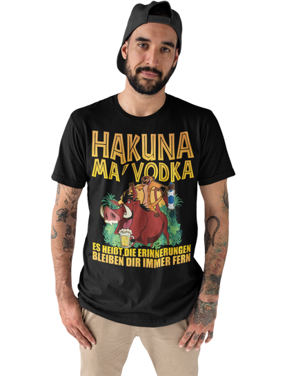Hakuna Ma Vodka Timon und Pumbaa - Herren Premium Bio T-Shirt
