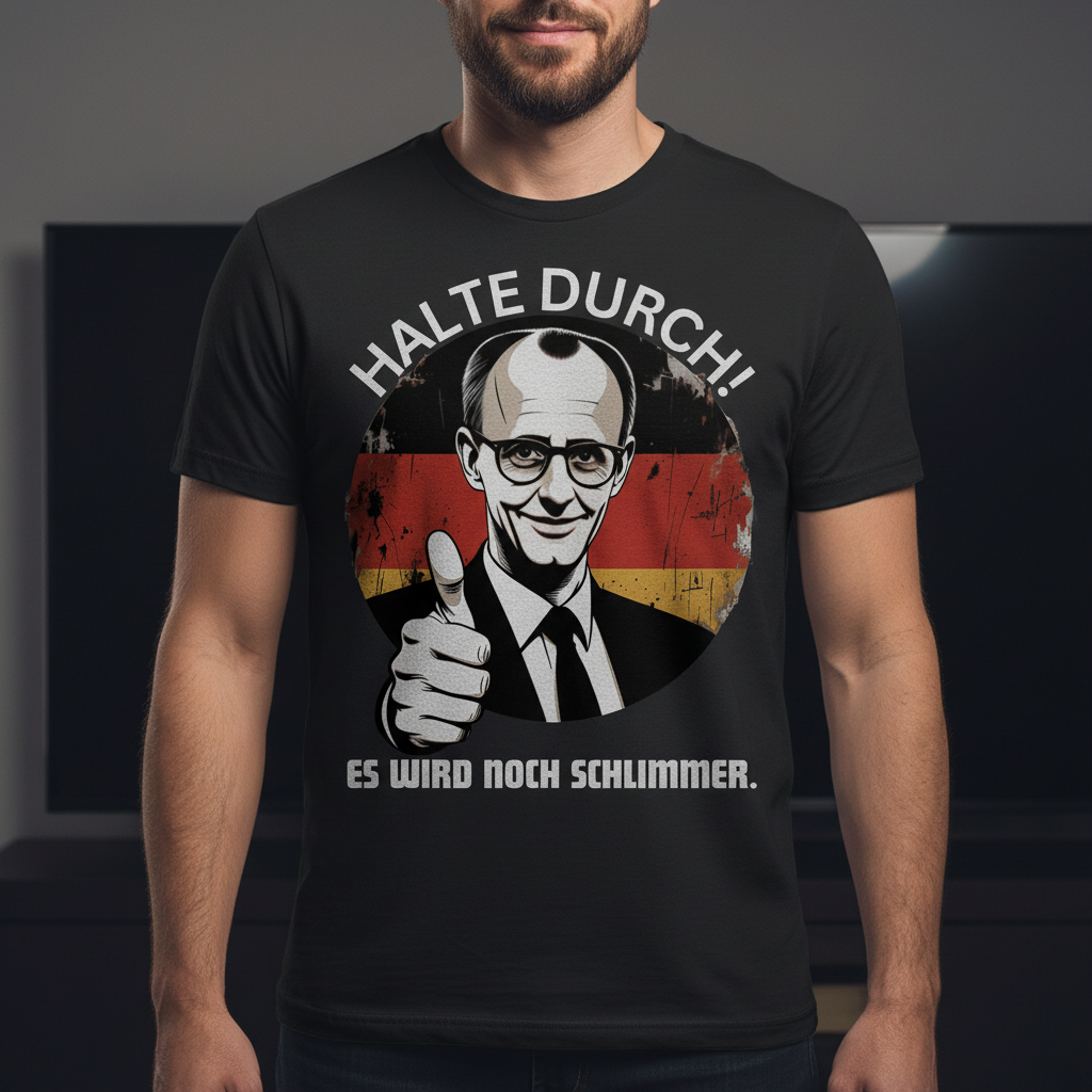 Halte durch! Es wird noch schlimmer - Herren T-Shirt