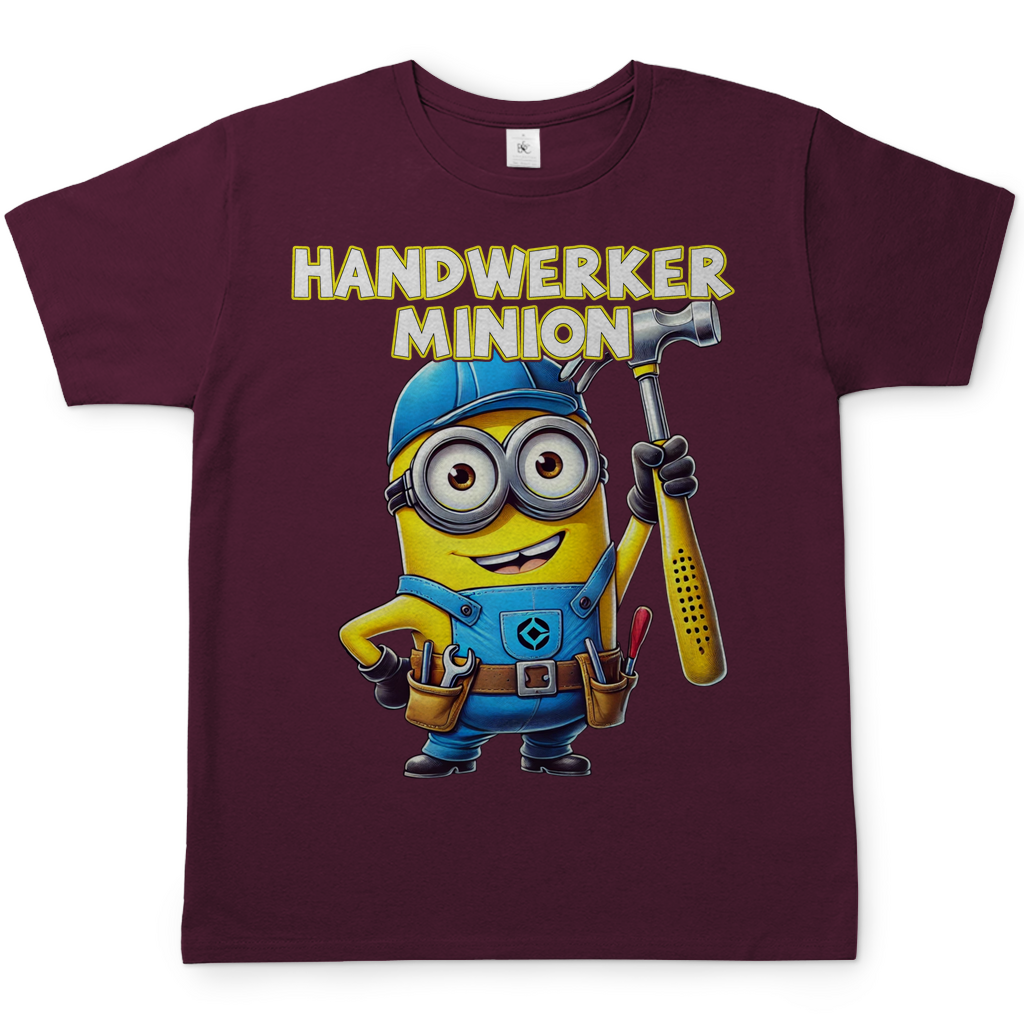 Handwerker Minion - Herren Shirt in burgundy
