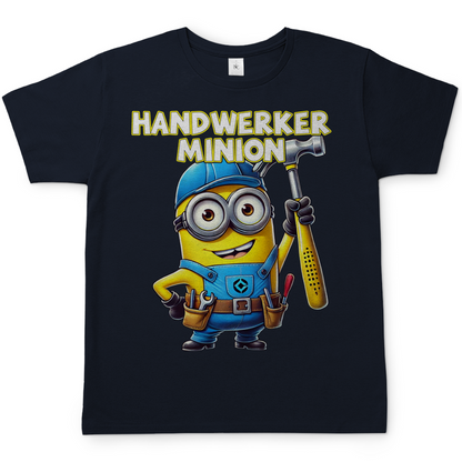 Handwerker Minion - Herren Shirt in navy blue