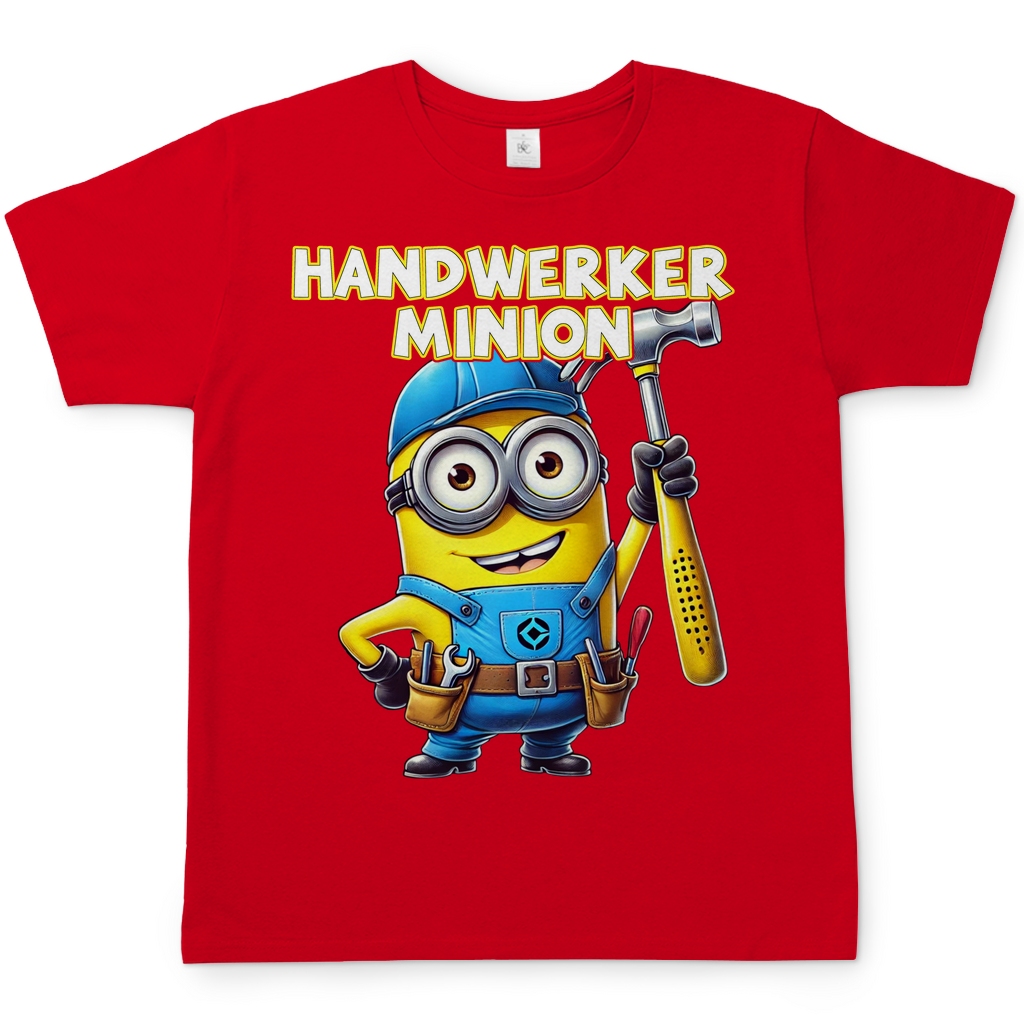 Handwerker Minion - Herren Shirt in rot