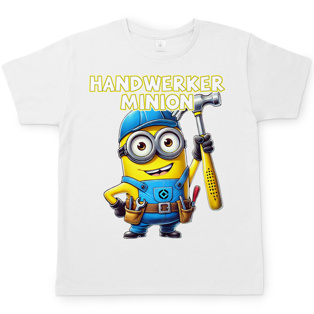 Handwerker Minion - Herren Shirt in weiß